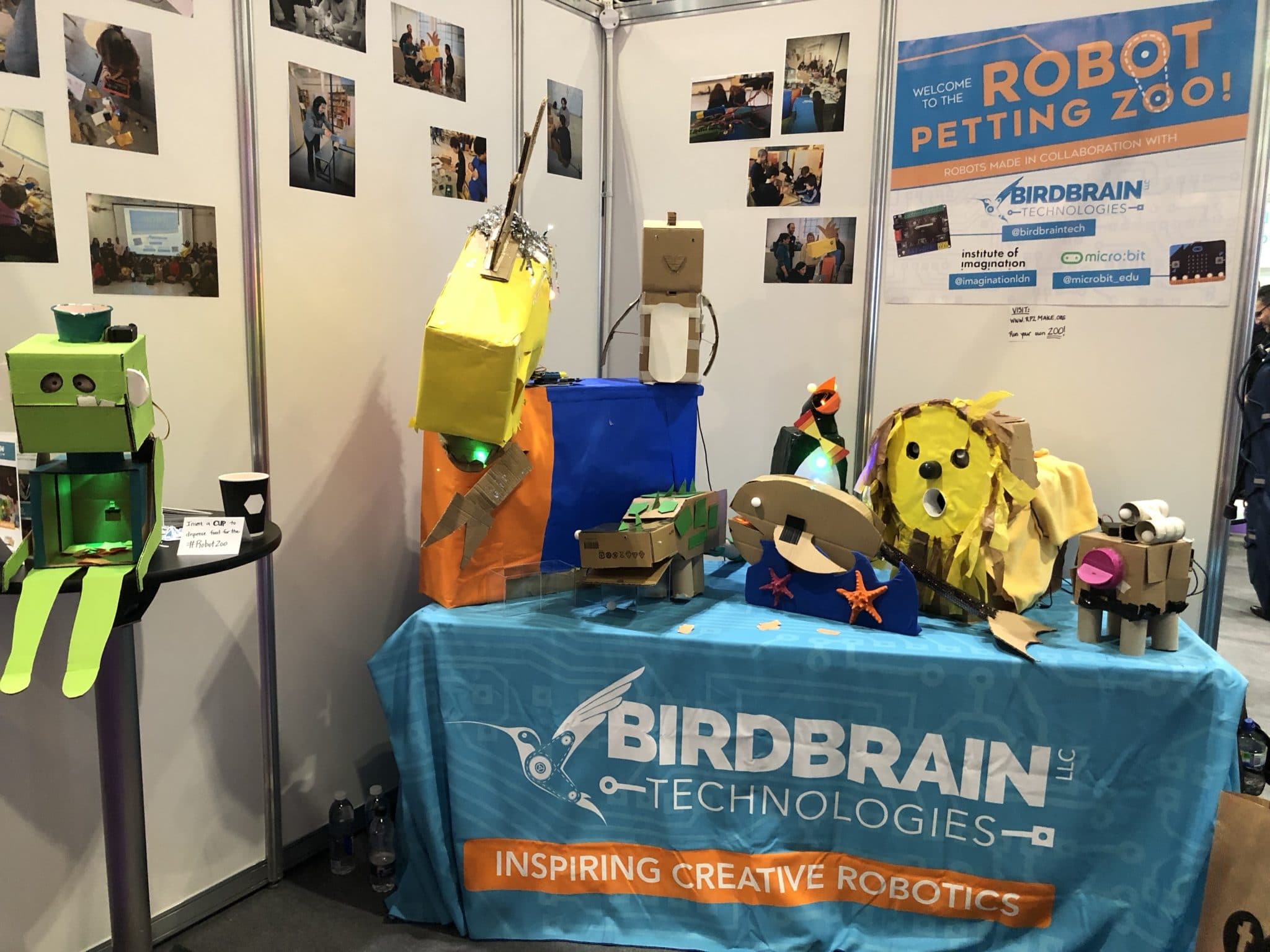Robot Petting Zoo at BETT
